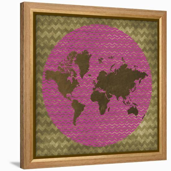 World Chevron-Erin Clark-Framed Premier Image Canvas