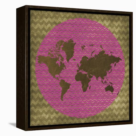 World Chevron-Erin Clark-Framed Premier Image Canvas