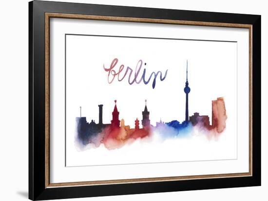 World Cities Skyline IV-Grace Popp-Framed Premium Giclee Print