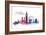 World Cities Skyline VI-Grace Popp-Framed Art Print