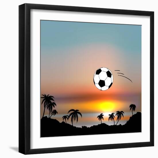 World Cup in Brazil-Irina Solatges-Framed Premium Giclee Print