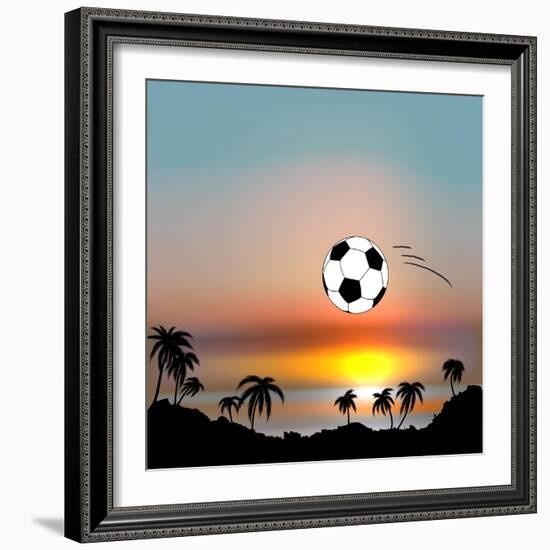 World Cup in Brazil-Irina Solatges-Framed Art Print
