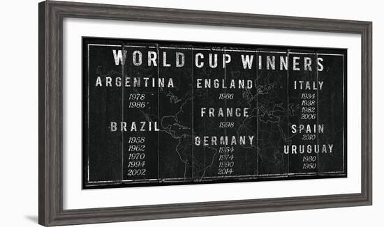 World Cup Winners-The Vintage Collection-Framed Giclee Print