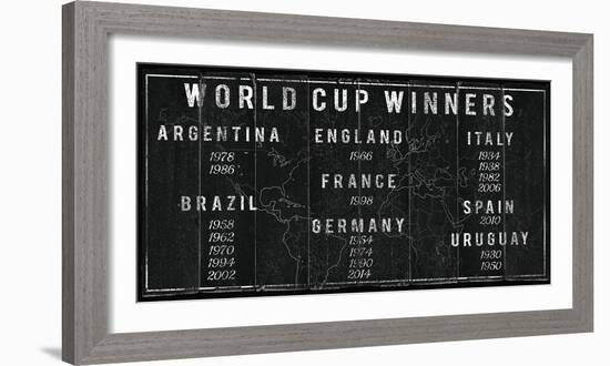 World Cup Winners-The Vintage Collection-Framed Giclee Print