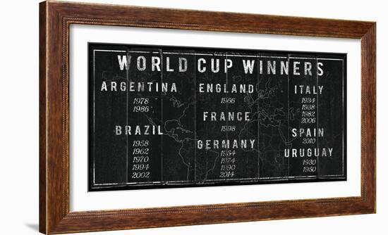 World Cup Winners-The Vintage Collection-Framed Giclee Print