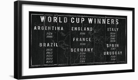 World Cup Winners-The Vintage Collection-Framed Giclee Print