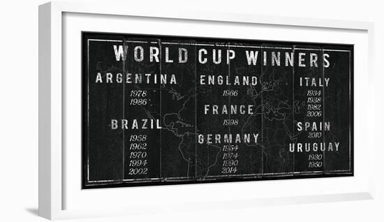 World Cup Winners-The Vintage Collection-Framed Giclee Print