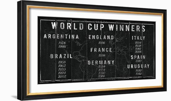 World Cup Winners-The Vintage Collection-Framed Giclee Print