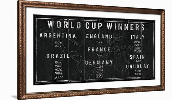 World Cup Winners-The Vintage Collection-Framed Giclee Print