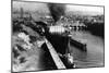 World Famous Ballard Canal Locks in Seattle, WA Photograph - Seattle, WA-Lantern Press-Mounted Art Print