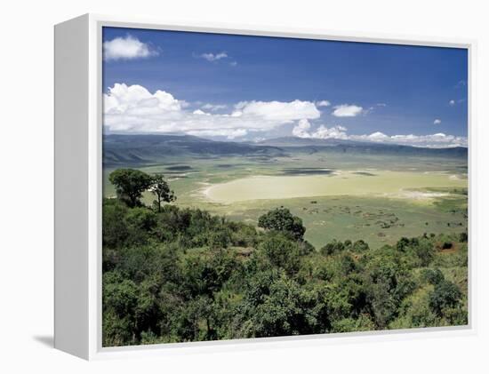 World Famous Ngorongoro Crater, 102-Sq Mile Crater Floor Is Wonderful Wildlife Spectacle, Tanzania-Nigel Pavitt-Framed Premier Image Canvas