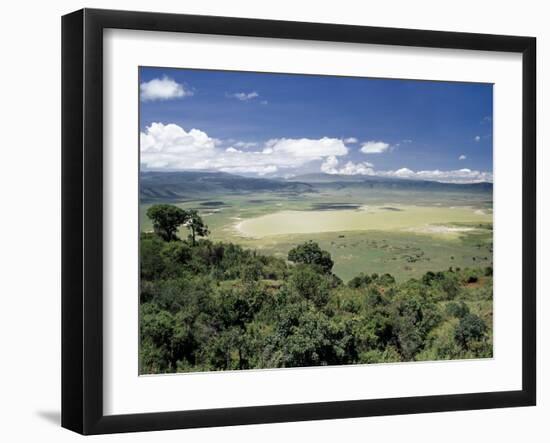 World Famous Ngorongoro Crater, 102-Sq Mile Crater Floor Is Wonderful Wildlife Spectacle, Tanzania-Nigel Pavitt-Framed Photographic Print