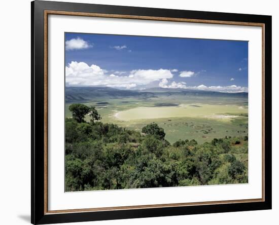 World Famous Ngorongoro Crater, 102-Sq Mile Crater Floor Is Wonderful Wildlife Spectacle, Tanzania-Nigel Pavitt-Framed Photographic Print