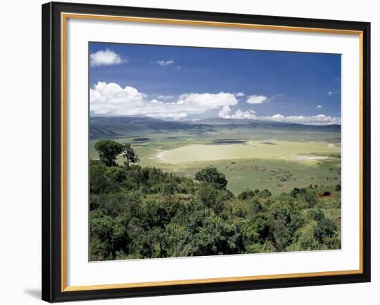 World Famous Ngorongoro Crater, 102-Sq Mile Crater Floor Is Wonderful Wildlife Spectacle, Tanzania-Nigel Pavitt-Framed Photographic Print