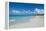 World famous white sand on Grace Bay beach, Providenciales, Turks and Caicos, Caribbean-Michael Runkel-Framed Premier Image Canvas