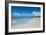 World famous white sand on Grace Bay beach, Providenciales, Turks and Caicos, Caribbean-Michael Runkel-Framed Photographic Print