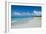 World famous white sand on Grace Bay beach, Providenciales, Turks and Caicos, Caribbean-Michael Runkel-Framed Photographic Print