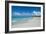 World famous white sand on Grace Bay beach, Providenciales, Turks and Caicos, Caribbean-Michael Runkel-Framed Photographic Print