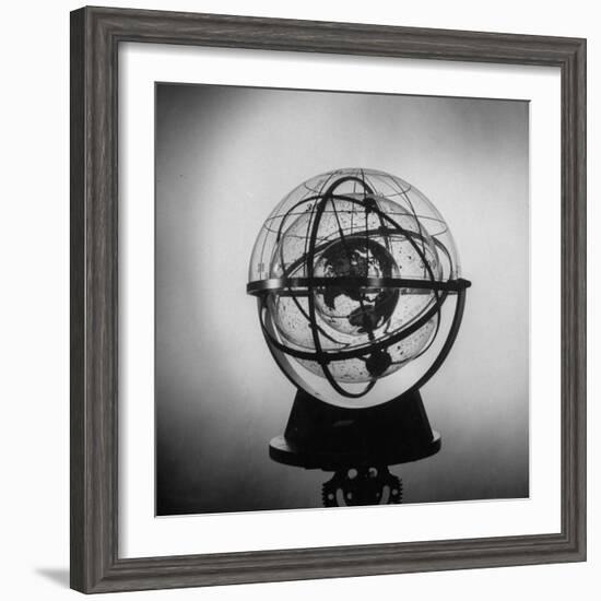 World Globe on Display-Ralph Morse-Framed Photographic Print