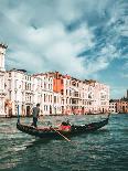 Venetian Gondolier Punts Gondola in Venice, Italy-World Image-Framed Premier Image Canvas