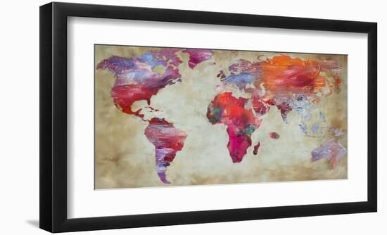 World in colors-Joannoo-Framed Art Print