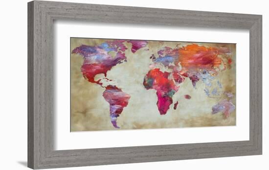 World in colors-Joannoo-Framed Art Print