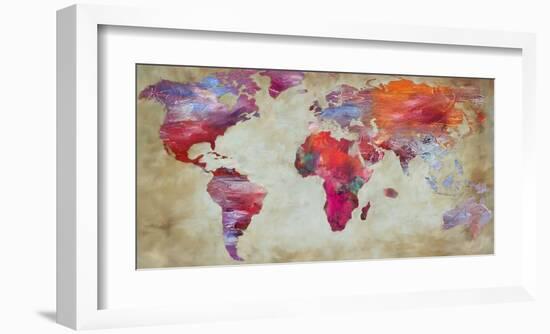 World in colors-Joannoo-Framed Art Print