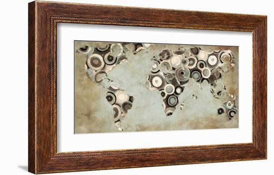 World in motion-Joannoo-Framed Art Print