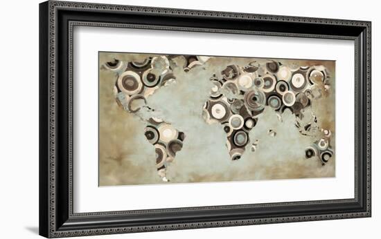 World in motion-Joannoo-Framed Art Print