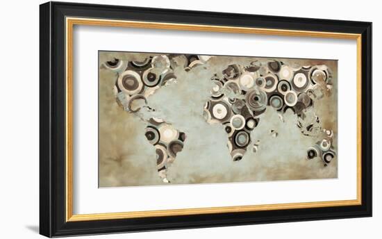 World in motion-Joannoo-Framed Art Print