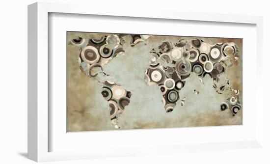 World in motion-Joannoo-Framed Art Print