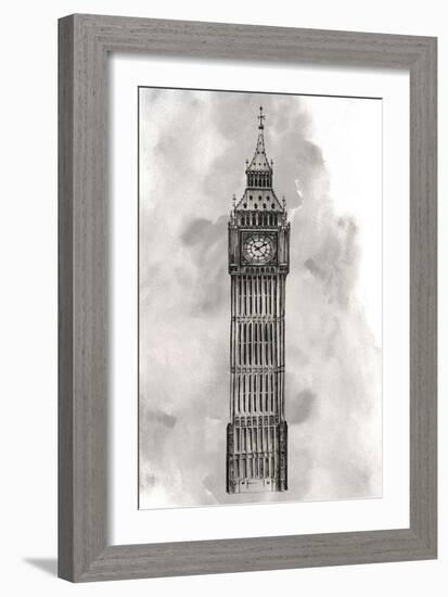 World Landmarks I-Grace Popp-Framed Art Print