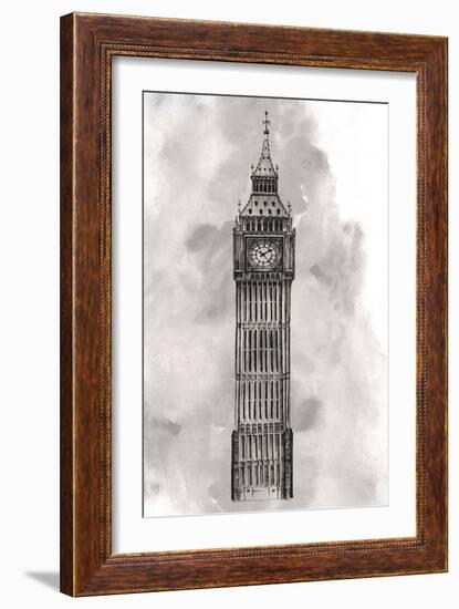 World Landmarks I-Grace Popp-Framed Art Print