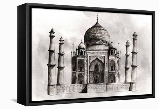 World Landmarks IV-Grace Popp-Framed Stretched Canvas