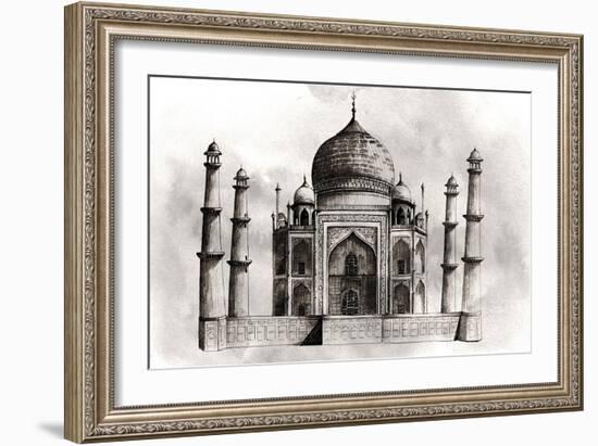 World Landmarks IV-Grace Popp-Framed Art Print