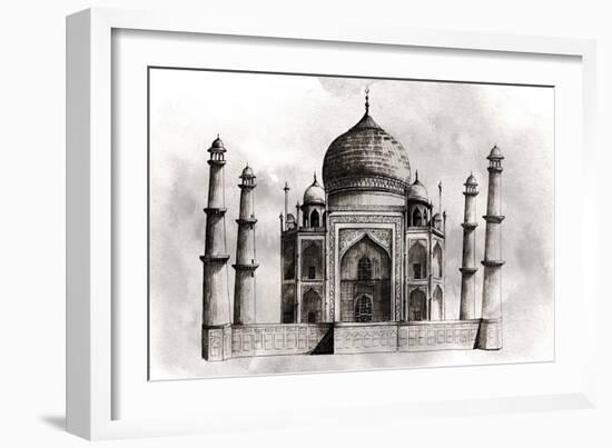 World Landmarks IV-Grace Popp-Framed Art Print