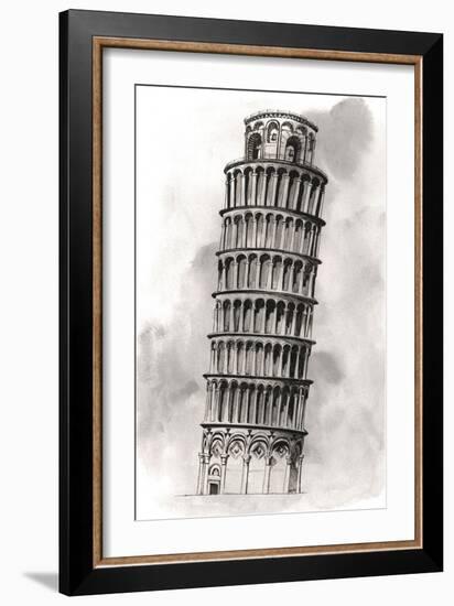 World Landmarks V-Grace Popp-Framed Art Print