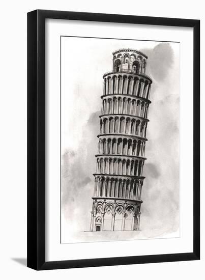 World Landmarks V-Grace Popp-Framed Art Print