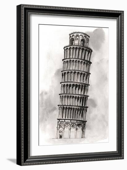 World Landmarks V-Grace Popp-Framed Art Print