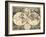 World Map, 1690-Science Source-Framed Giclee Print