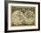 World Map, 17th Century-Science Source-Framed Giclee Print