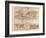 World Map, 1872-null-Framed Giclee Print