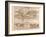 World Map, 1872-null-Framed Giclee Print