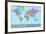 World Map (2003)-null-Framed Art Print