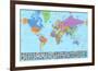 World Map (2003)-null-Framed Art Print