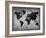 World  Map 8-NaxArt-Framed Art Print