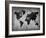 World  Map 8-NaxArt-Framed Art Print