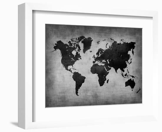 World  Map 8-NaxArt-Framed Art Print