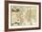 World Map By Gerard Van Keulen-Vintage Lavoie-Framed Giclee Print