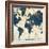 World Map Collage v2-Sue Schlabach-Framed Art Print